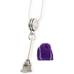 Broom Necklace - Snake Chain Pendant